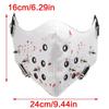 Rivet Spikes Leather Mask Cosplay Mask Motorcycle Biker Half Face Mask Anti Dust Sports Mask Masquerades Mask Women Men