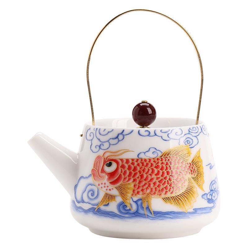 

Сало Нефрит Арована Луч Горшок Бытовой Чайник Чаепитие Гочао Чайник Одиночный Горшок Чайник Чайный Набор Кунг-фу