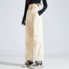 TonLion 2024 Women's Casual Multi-Pocket Wide-Leg Cargo Pants