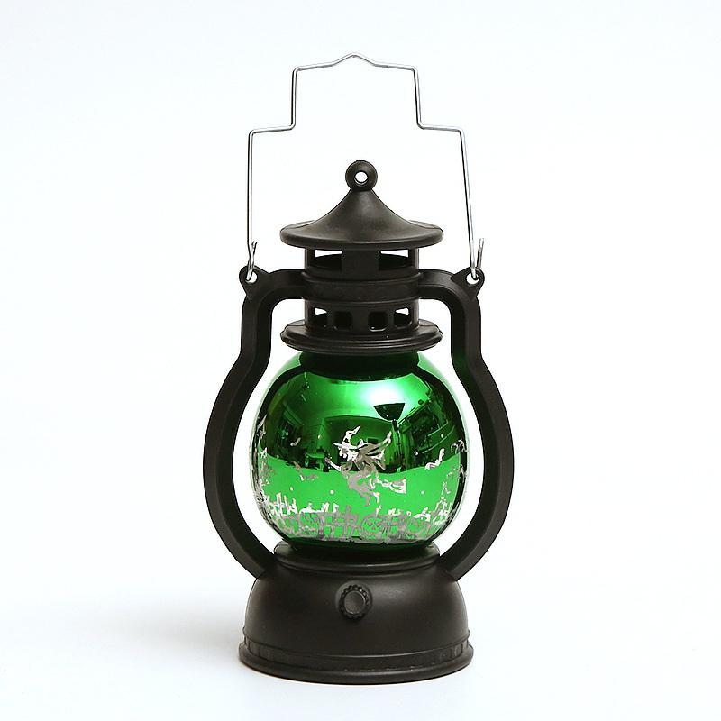 2025 Halloween Led Pumpkin Light Mini Plastic Retro Oil Lamp Battery-Operated Lantern Decor For Indoor Outdoor Spooky Atmosphere