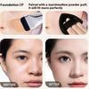 Ein-Wort Flachpinsel für Foundation Leichter Pinsel für flüssiges Make-up Mit Make-up-Schwämmchen Zubehör für Make-up-Werkzeuge