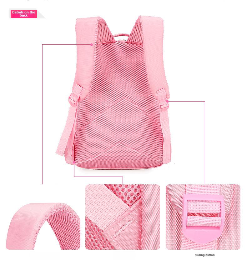 Korean Cute Princess Backpack for Girls, Grades 1-6, Ages 7-12