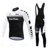 Mens Cycling Jersey Bib Shorts Set Quick Dry Breathable Bike Wear Road MTB