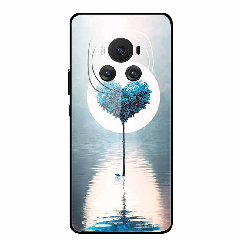 Tempered Glass Case For Honor Magic 6 Pro Case 6.8" Soft Edge Hard Glass Back Cover For Honor Magic6 Pro Phone Case Fundas Shell