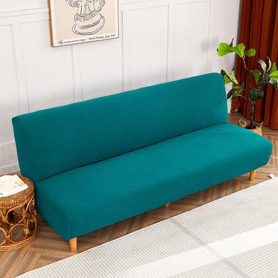 Stretch-Futon-Schonbezug, Sofabezug ohne Armlehnen, Möbelschutz, weicher Schonbezug mit elastischer Unterseite für Kinder, Spandex-Jacquard