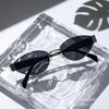 New cat's eye fashion simple sunglasses ins retro trend sunglasses women's small frame European and American sunglasses