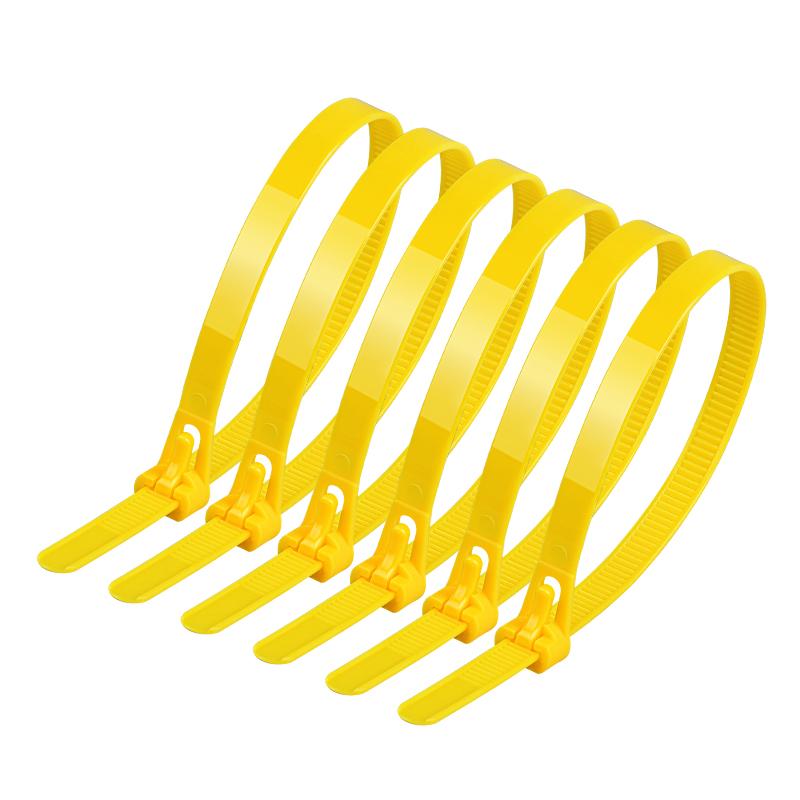 Nylon Flame Retardant Releasable Cable Ties 8*250mm, Reusable, Factory Direct Supply, Preferential Price