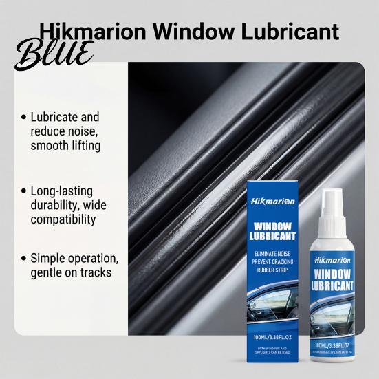 Silikonspray für Autodichtungen Fensterschienen Schmiermittel Beseitigt Quietschgeräusche Dichtmittel Glatte Dichtleiste Wartung Glasbewegung 100ml Gummi