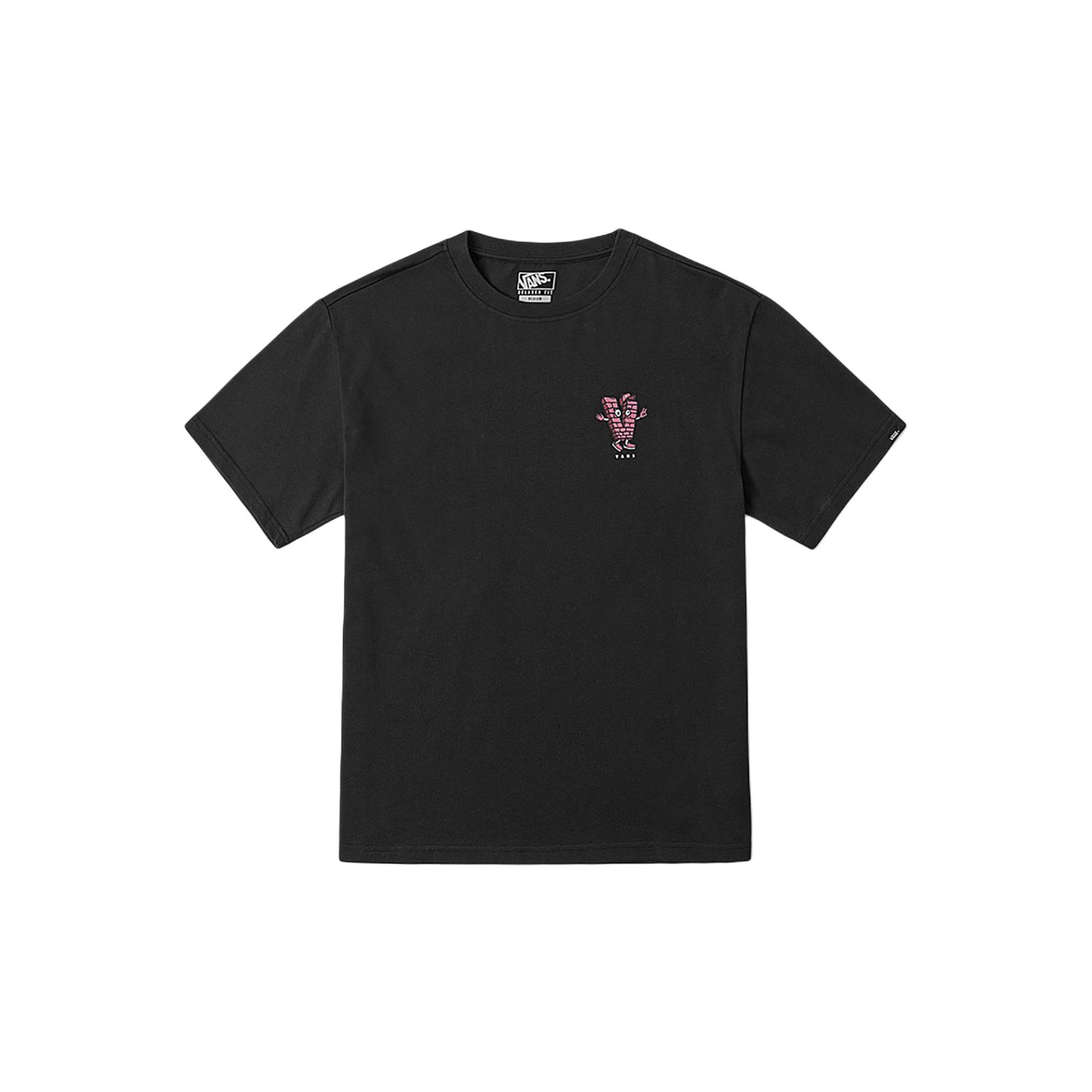 

Vans Off The Wall Tee Ss Simple Pullover Casual Short Sleeve T-Shirt Unisex Tops VN000QNEBLK XXL