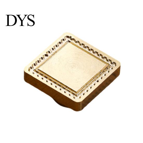 Custom Stamp Head Minimalist Frame Wax Seal Head, Solid Brass Engraved Sealing Retro Replacement Heads for Envelope Gift Packaging Journal Card