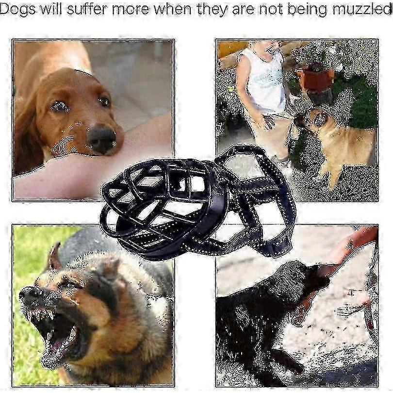 Secure and Comfortable Dog Muzzle for Soft Basket Breeds Effective In Preventing Biting Chewing and BarkingSize 1 SZRH A-YH