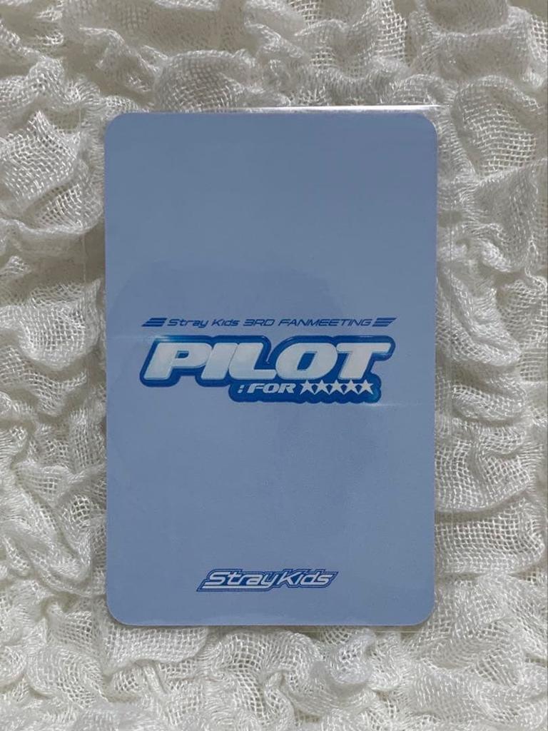[USED] Stray Kids Fan Meeting PILOT Lee Know Trading Card