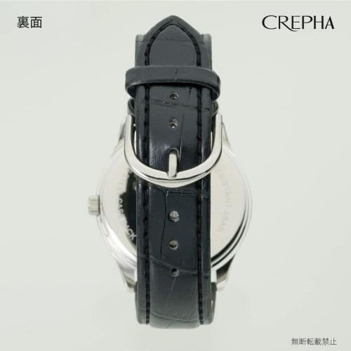 Klefer Men's Analog Waterproof Watch with Leather Strap, Black, TE-AM176-WTS