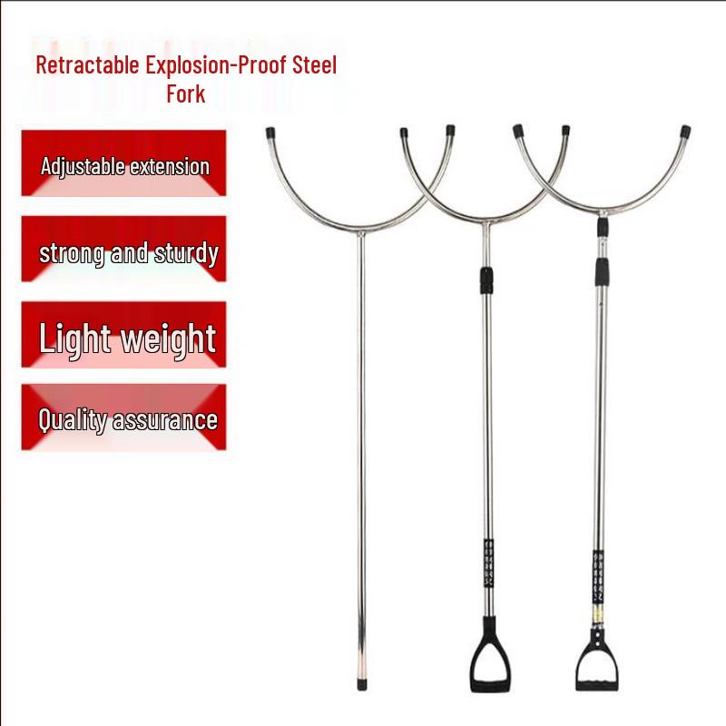 Telescopic Anti-Riot Stainless Steel Fork