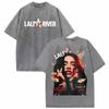Singer Lali Esposito LA QUE LE GANA AL TIEMPO  Tour Tshirts Unisex Women Summer Hip Hop Vintage T Shirt Cotton Washed T Shirts