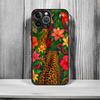 Tropical Jungle Print Leopard Sloth Shockproof For iPhone X XR XS  11 12 13 14 15 16 pro Mini MAX transparent Matte Phone Case