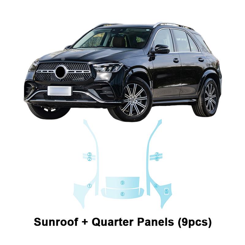 Mercedes-Benz GLE W167 TPU Invisible Paint Protection Film - Anti-Scratch & Brightening.