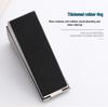 304 Stainless Steel Raised Anti-Slip Rubber Door Stopper with Nail-Free Floor Mount and Anti-Collision Spring