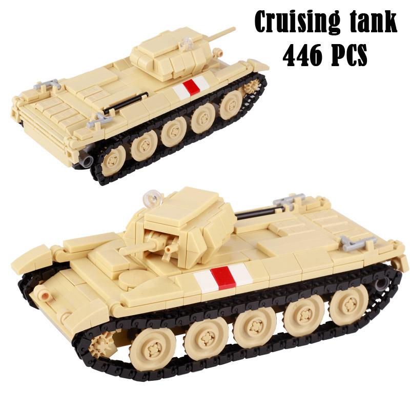 WW2 Militar Africa de Nord Serie Camion Cisternă Blocuri de Construcție German Britanic Figurine Soldat Vehicul Armată Tun Armă Cărămizi Jucărie