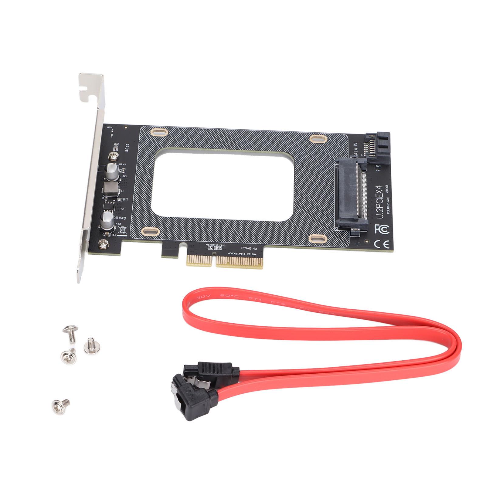 

U.2 to Pcie Adapter 32Gbps High Speed Stable Transmission Low Delay SFF‑8639 to SSD Adapter Card
