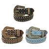 Unisex Rhinestone Waist Belts for Jeans Glitter Belt for Woman Cowboy Cowgirl Teens Female Jeans Skirt Waistband