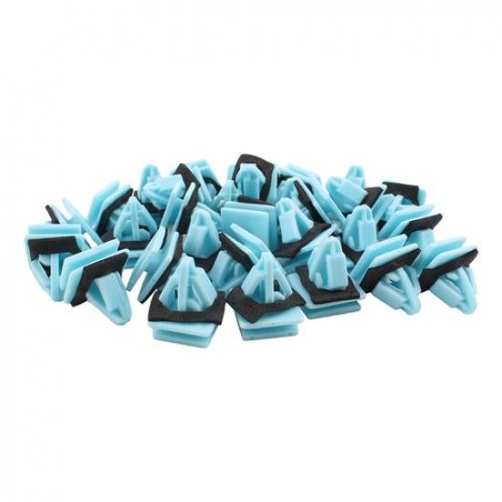 30Pcs Blue Nylon Rocker Panel Molding Clips Sealer For 2017-2018 Kia Cadenza US
