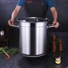 BAILOCK Stainless Steel Energy-Saving Bucket with Lid