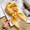 Luxus-Mode-Druck 70*70cm Seide Quadrat Schal Frauen Weiche Satin Haarband Halstuch Krawatte Weibliche Stirnband Foulard Tasche Band