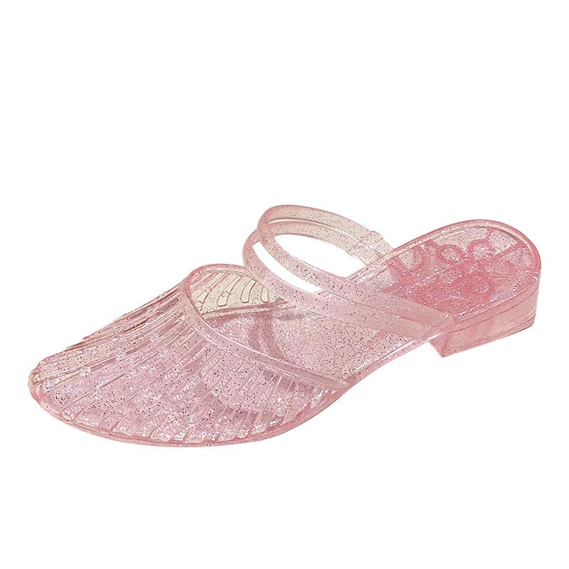 Yuzhihao Women s Crystal Summer Sandals: Headscarf-Style Indoor/Outdoor Cooling Slippers 40