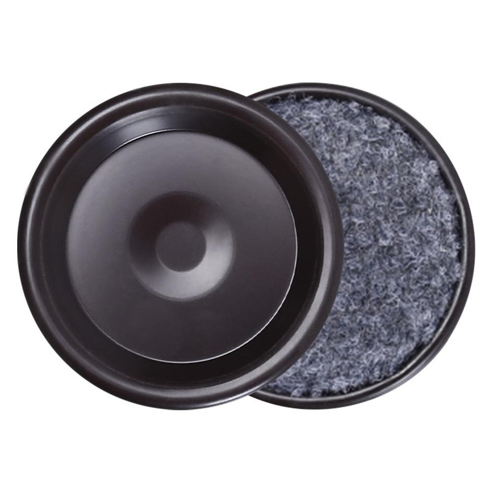 4pcs Furniture Leg Sliders Non Slip Flannel Pads Round Furniture Slider Movers For Chairs Tables Cabinets Floor Protect