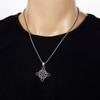 1 Stück Klassischer Wicca Hexenknoten Irischer Keltischer Knoten Dreifaltigkeitsknoten Anhänger Halskette für Männer Frauen Mode Glücksbringer Schmuck Geschenk
