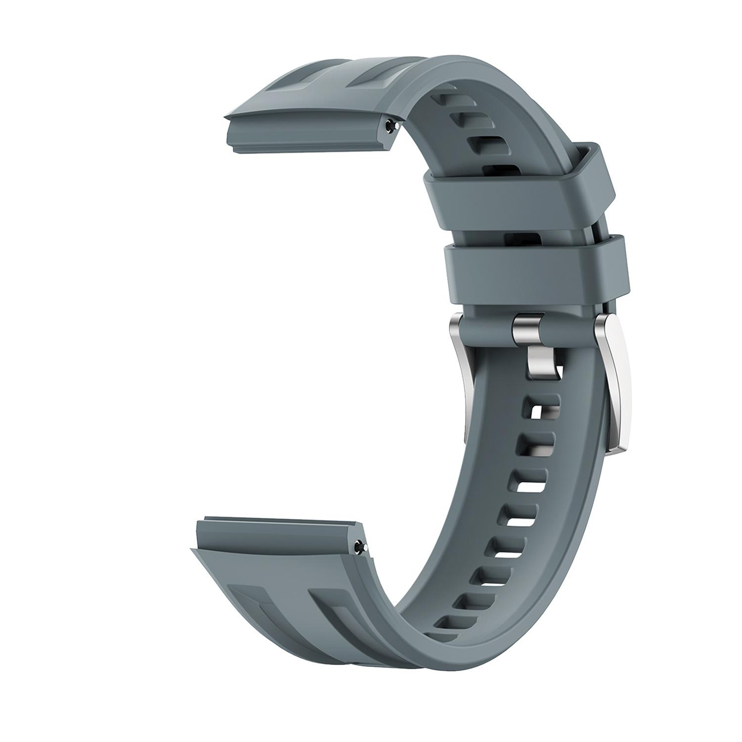 

Ремешок для Huawei Watch GT6 Pro 46 мм Мужской Женский Браслет для Huawei Watch GT6 Pro 46 мм Быстросъемный Силиконовый Ремешок-Браслет Huawei Watch GT6 Pro темно-серого