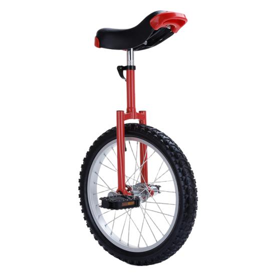 1 Set Unicycle with 16/18/20/24 Inches Wheel Steel Rim Height Adjustable One Wheel Bike Adults Beginner Exercise Balance