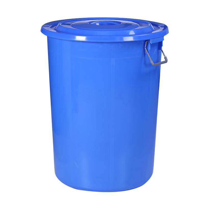 Kelibang 60L Round Plastic Waste Bin with Lid