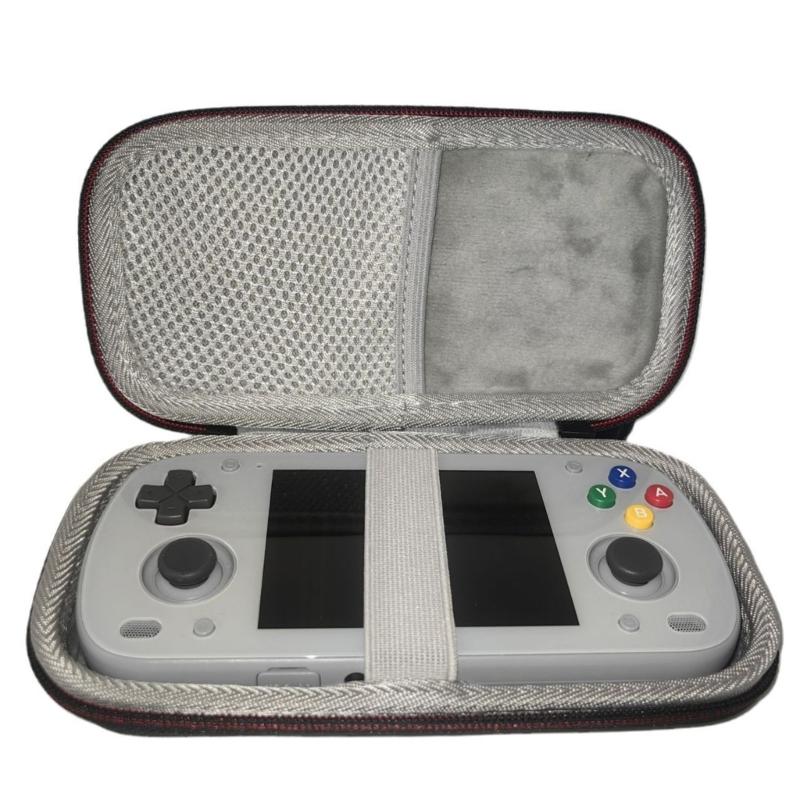 Multiple Compartment Travel Pouch Box Shockproof Water Resistant For Retroid Pocket Mini Game Console Hard Carrying Bag