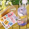 New Cute Water Bottle For Kids Girls Female Transparent Plastic Cup Large Capacity Outdoor Sports Portable Sippy Cup BPA Free