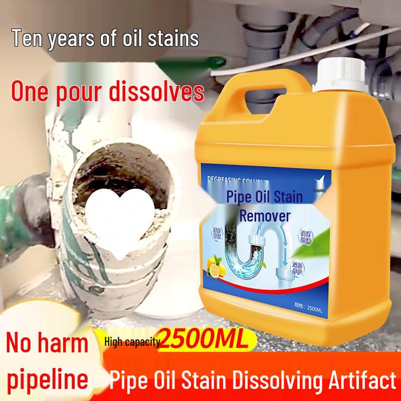 

Powerful Pipe Dredger & Degreaser: Dissolves Oil Stains, Unclogs & Deodorizes Sewers