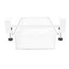 Under Desk Drawer Slide Out No Drill Metal Under Table Storage Shelf Tray Basket Organizer for Home Workplace Cabinet