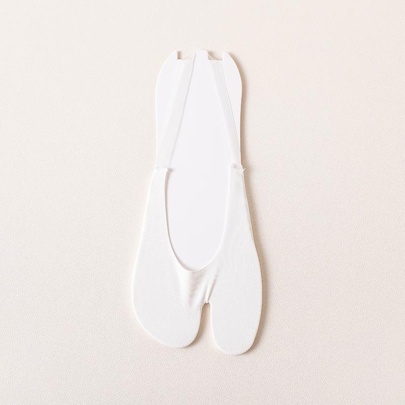 

Женские весенне-летние тонкие хлопковые носки-подследники, впитывающие пот, с силиконовыми лямками, не скользящие, с двумя пальцами 1 pair