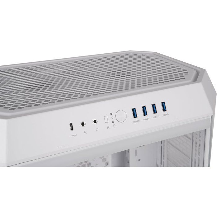 Boîtier PC sans alimentation - THERMALTAKE - The TOWER 600 Snow - Moyen tour - Format ATX - 2x140mm inclus - Blanc