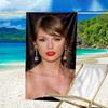 Ultra-Soft Beach Towel with Taylor Theme,Ideal for Pool - Camping, Diving - Perfect Travel Essential, Vibrant Beach Towel.