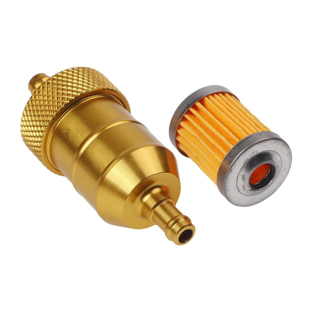 Cleanable Fuel Filter Element Accessory Easy Installation Filter CNC Aluminum Filter Aluminum Alloy Construction