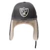 Era 59FIFTY Dog Ear Las Vegas Raiders Dark Pewter Cap Hat Unisex Flap Muff (JP Numeric Size 58.7 cm