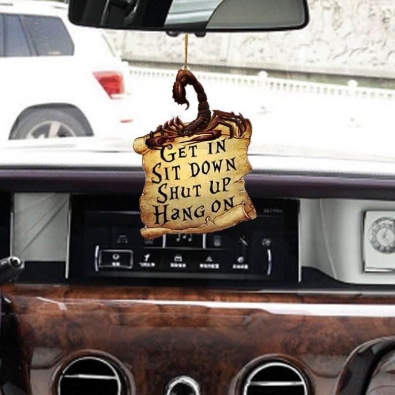 Animal Vibrant Acrylic Hang Decoration Fun Car Ornament And Stylish Home Accent