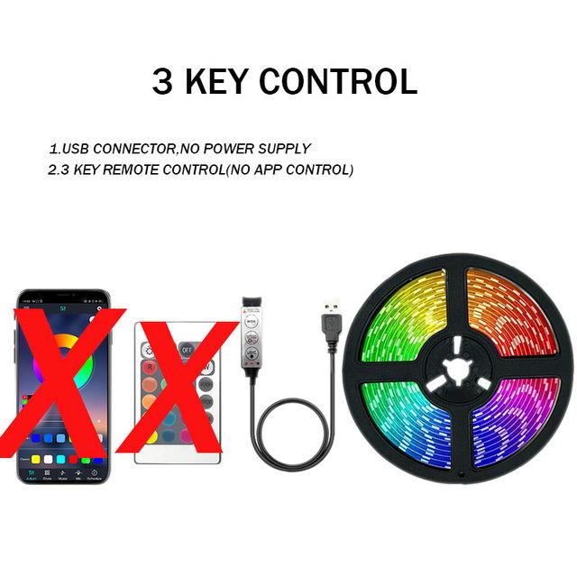 Led 10M Usb Light Strips 5050 Luses Led Rgb Tape Children Gaming Room Decoration 15M Tv Backlight 5M Led Wall Room Chain