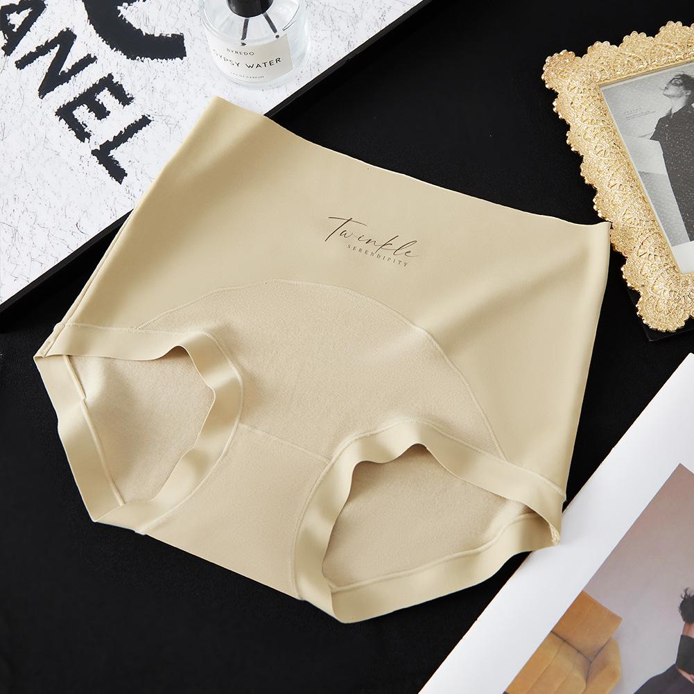 

Женские осенне-зимние трусики с высокой талией для подтяжки живота XL жёлтый/абрикосовый