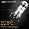 2PCS T20 7443 LED Turn Signal Light 7440 W21W Blub for Subaru Forester/XV Crosstrek/Legacy/Impreza/Outback, Yellow Lamp Canbus