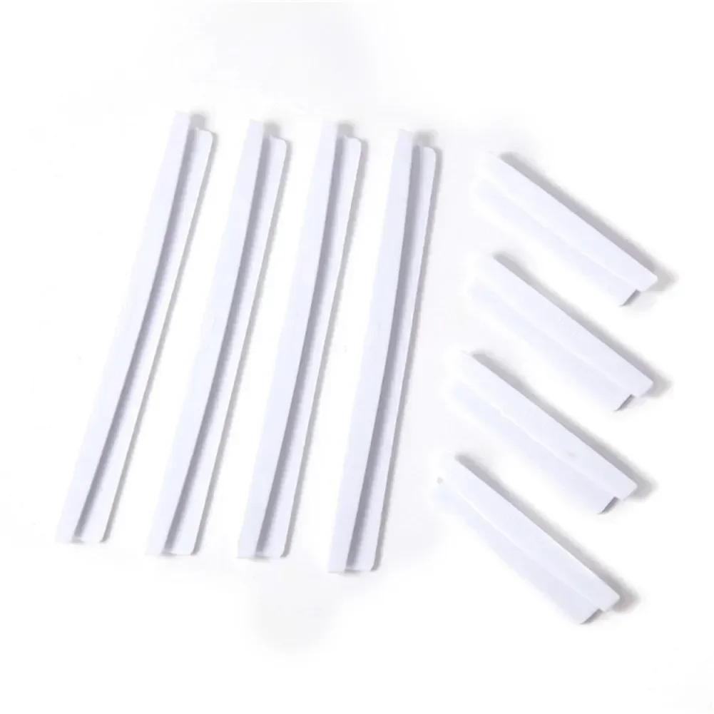 

8 шт./компл. захисна смуга для дверей автомобіля Автомобільні двері, бампер, буфер, накладка, край, кут, аксесуари для прикраси автомобіля білий