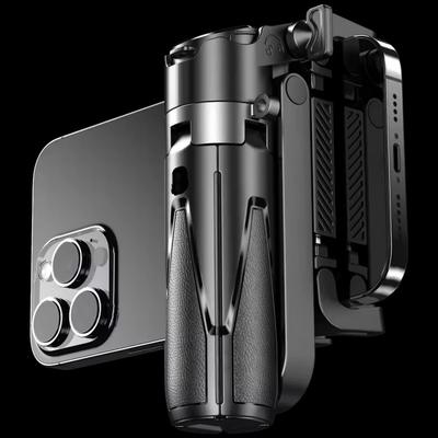 Neu verbessertes Design Mini Bluetooth Tragbarer Teleskop-Multifunktionsstativ-Telefon-Selfie-Stick