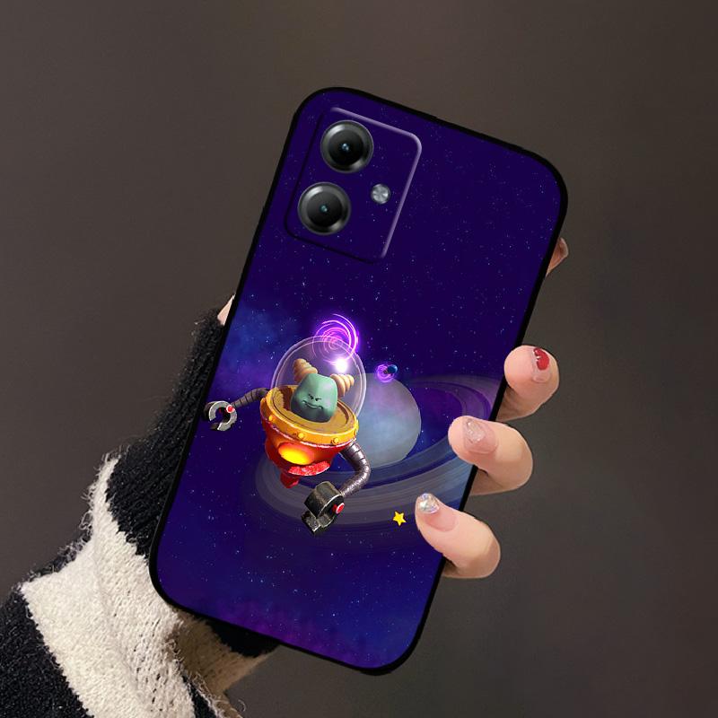 For Motorola Moto G14 4G G75 G35 G55 G85 5G Case Fashion Soft Silicone Phone Back Cover Black Shockproof Protective Fundas Coque